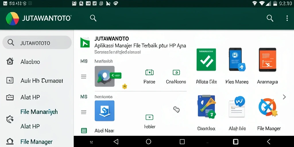Antarmuka sederhana dan fungsional dari aplikasi JUTAWANTOTO.