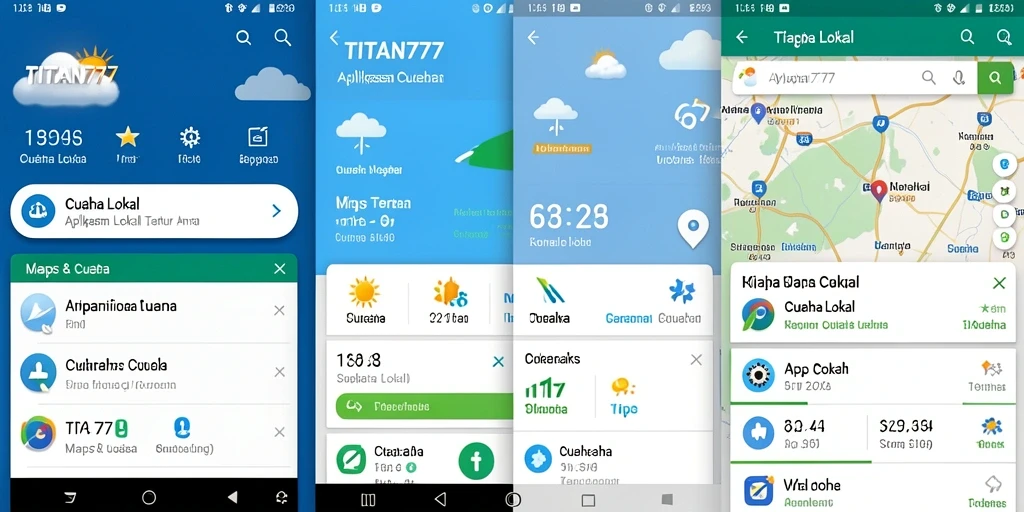 Antarmuka pengguna yang intuitif dan informatif dari TITAN777.