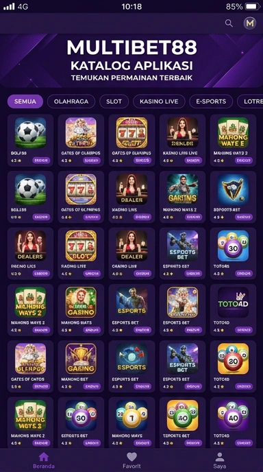 Aplikasi Populer di multibet88 — Temukan Kanal Uji Terbaik