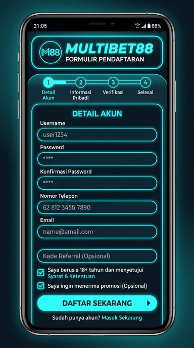 Panduan Lengkap Registrasi Akun Multibet88